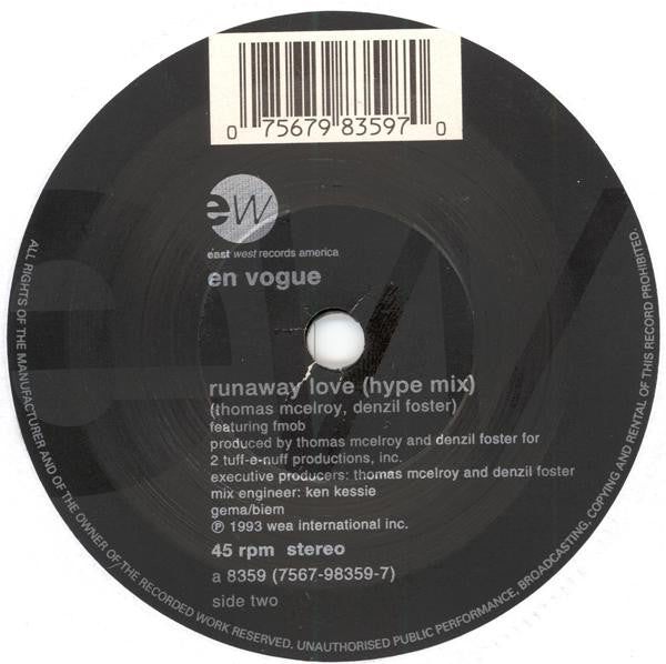 En Vogue : Runaway Love (7&quot;, Single)