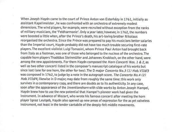 Joseph Haydn - Michael Haydn · Dale Clevenger, Franz Liszt Chamber Orchestra Budapest* · János Rolla : Horn Concertos Nos. 3 &amp; 4 / Concertino For Horn And Orchestra (CD)