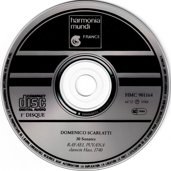 Scarlatti*, Rafael Puyana : Trente Sonates (2xCD)