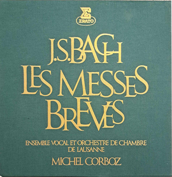 J.S. Bach* - Ensemble Vocal De Lausanne Et Orchestre De Chambre De Lausanne, Michel Corboz : Les Messes Brèves (3xLP + Box)