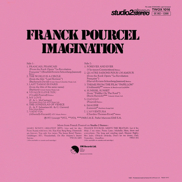 Franck Pourcel : Imagination (LP, Album)