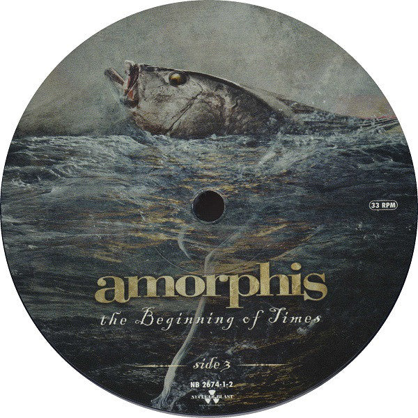 Amorphis : The Beginning Of Times (2xLP, Album, Blu)