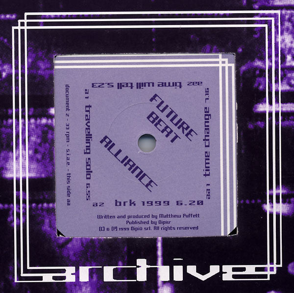 Future Beat Alliance : Travelling Solo (12&quot;)