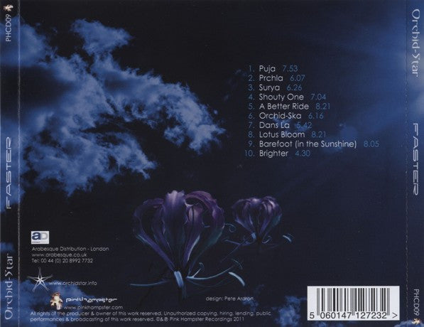 Orchid-Star : Faster (CD, Album)