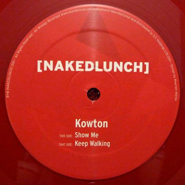 Kowton : Keep Walking / Show Me (12&quot;, Red)