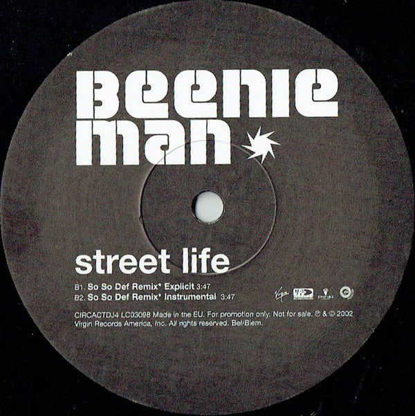 Beenie Man : Street Life (12&quot;, Promo)