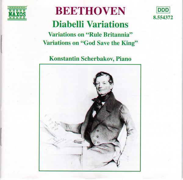 Beethoven* - Konstantin Scherbakov : Diabelli Variations / Variations On &quot;Rule Britannia&quot; / Variations On &quot;God Save The King&quot; (CD, Album)