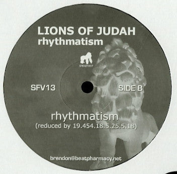 The Lions Of Judah : Rhythmatism (12&quot;)