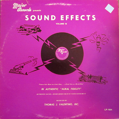 No Artist : Sound Effects Volume 19 (LP)