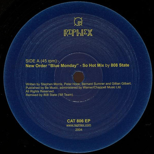 New Order Acid House Mixes By 808 State : New Order Acid House Mixes By 808 State (1988) (12&quot;, EP)