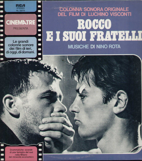 Nino Rota : Rocco E I Suoi Fratelli Original Soundtrack (LP, Album)