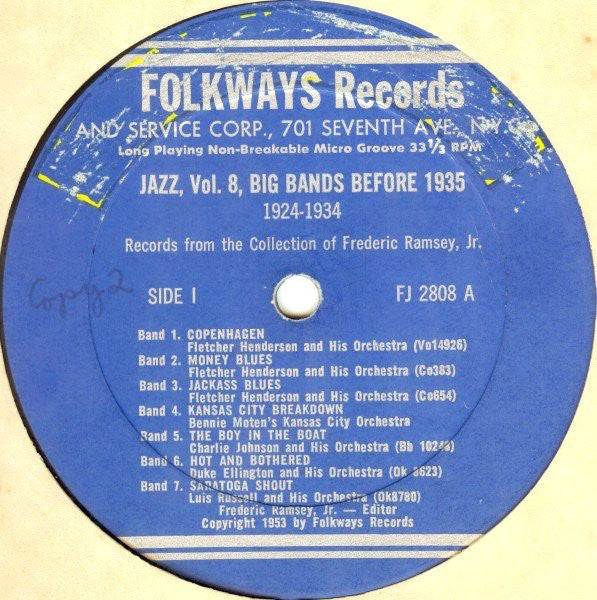 Various : Jazz Volume 8: Big Bands (LP, Album, Comp)