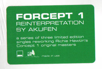 Forcept 1 : FR:01 (Akufen&#39;s Concept 1 Reinterpretations Volume 1) (12&quot;, Ltd)