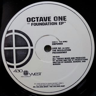 Octave One : Foundation EP (12&quot;, EP, RP)