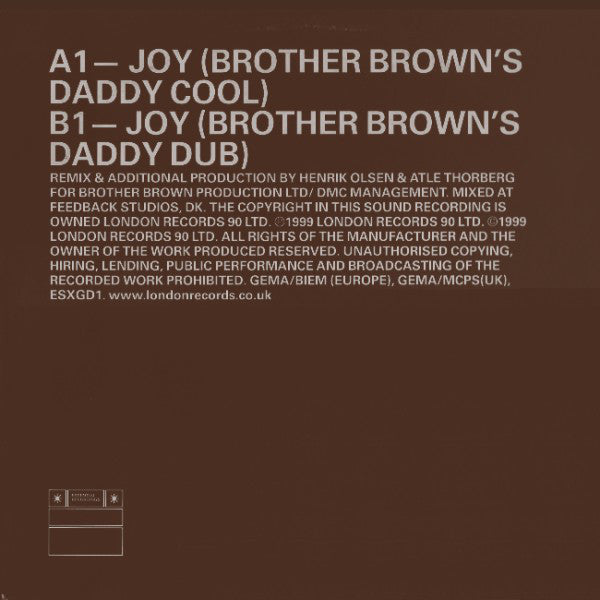 Gay Dad : Joy (12&quot;)