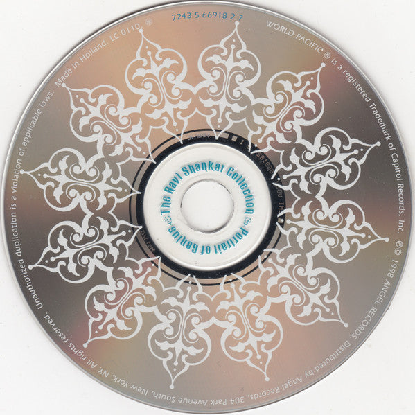 Ravi Shankar : Portrait Of Genius (CD, Album, RE, RM, RP)