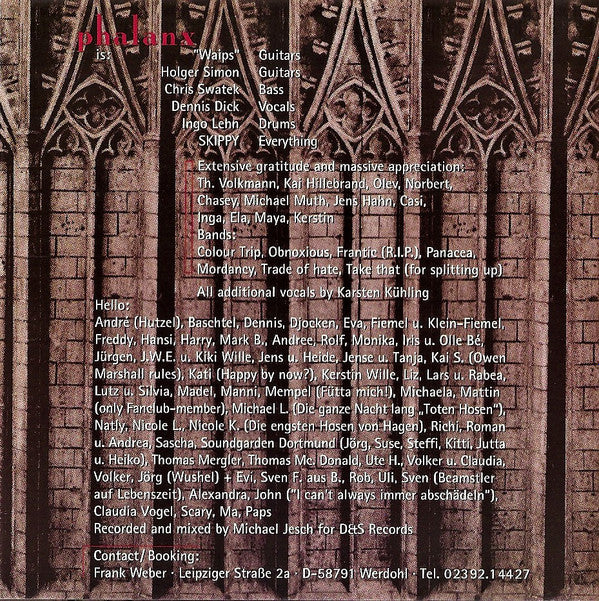 Phalanx (9) : Look Behind The Mask (CD, Album)