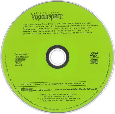 Vapourspace : Themes From Vapourspace (CD, Album)