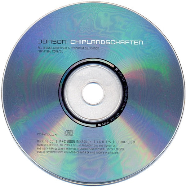 Jonson : Chiplandschaften (CD, Album)