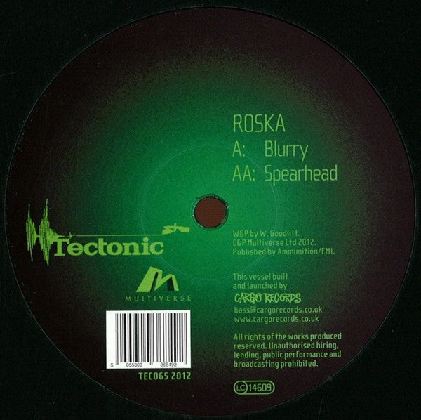 Roska : Blurry / Spearhead (12&quot;)