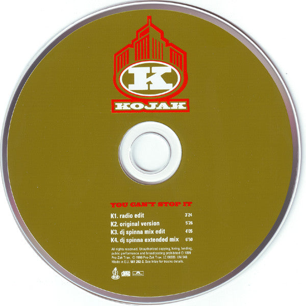 Kojak : You Can&#39;t Stop It (CD, Maxi)