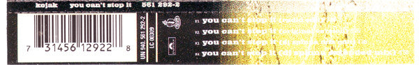 Kojak : You Can&#39;t Stop It (CD, Maxi)