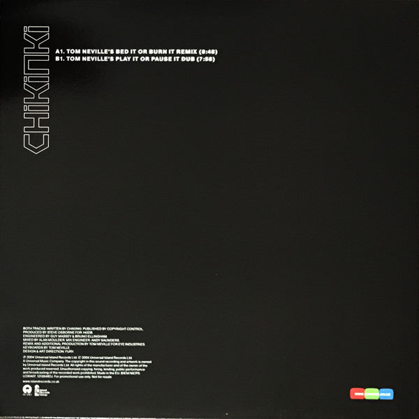 Chikinki : Like It Or Leave It (12&quot;, Promo)