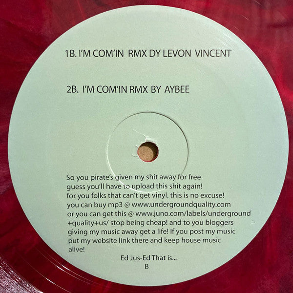 Jus-Ed : Next Level (12&quot;, RP, Red)