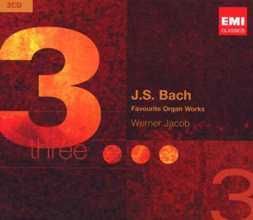 Johann Sebastian Bach - Werner Jacob : Favourite Organ Works (3xCD, Comp, RM)