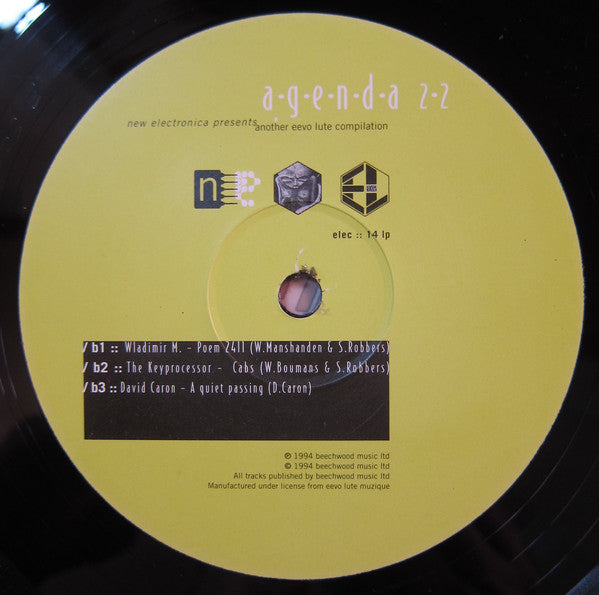 Various : Agenda 22  (Another Eevo Lute Compilation) (2xLP, Album, Comp)