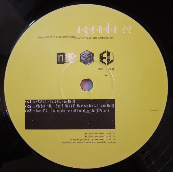 Various : Agenda 22  (Another Eevo Lute Compilation) (2xLP, Album, Comp)