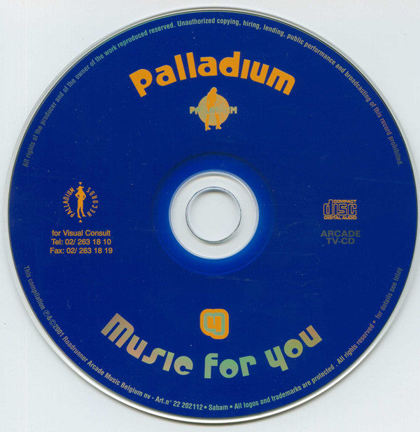 Various : Palladium Music For You 4 (CD, Mixed)