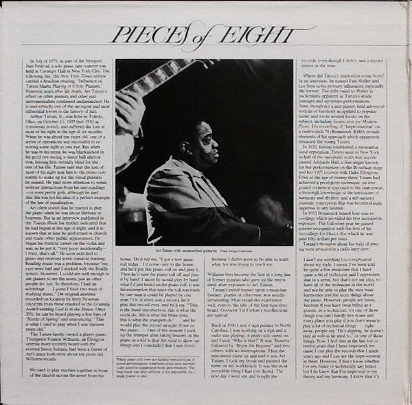 Art Tatum : Pieces Of Eight (LP, Comp)
