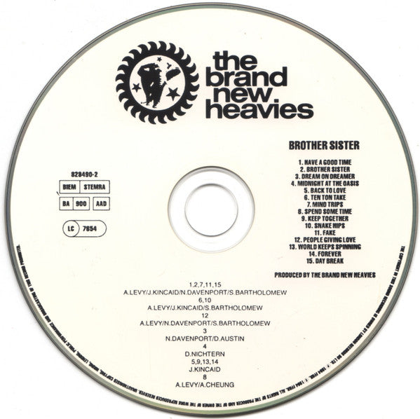 The Brand New Heavies : Brother Sister (CD, Album)