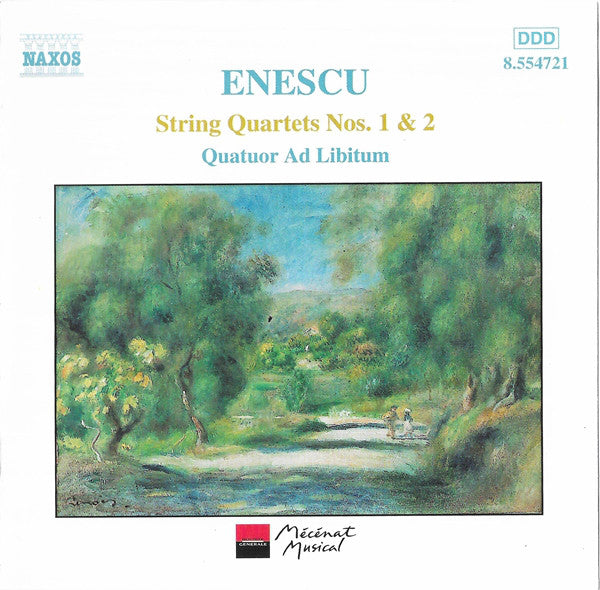 Enescu*, Quatuor Ad Libitum : String Quartets Nos. 1 &amp; 2 (CD, Album)