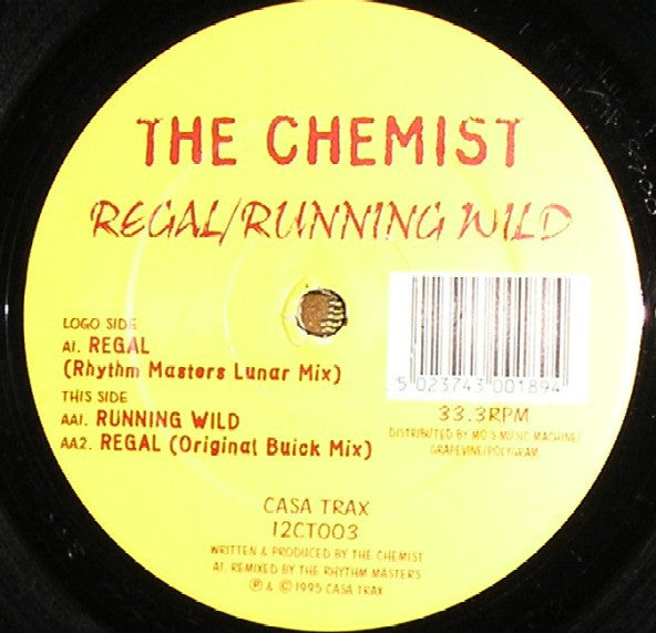 The Chemist : Regal / Running Wild (12&quot;)