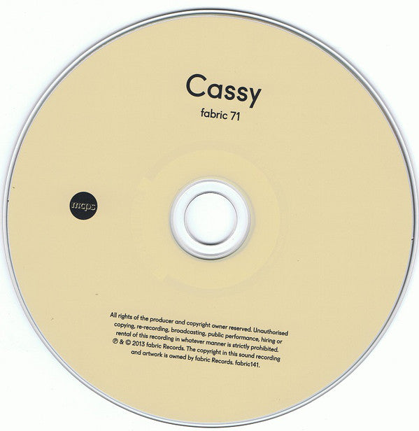 Cassy : Fabric 71 (CD, Mixed)