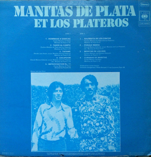 Manitas De Plata Et Los Plateros (2) : Manitas De Plata Et Los Plateros (LP, Album)
