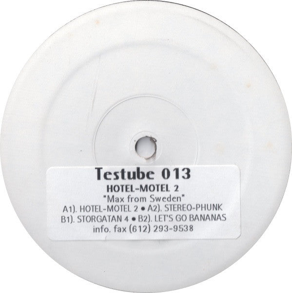 Max From Sweden : Hotel-Motel 2 (12&quot;, W/Lbl)