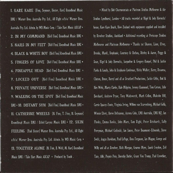 Crowded House : Together Alone (CD, Album)