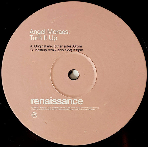Angel Moraes : Turn It Up (12&quot;)