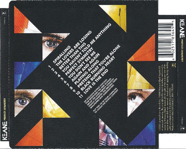 Keane : Perfect Symmetry (CD, Album, Enh, Sup)