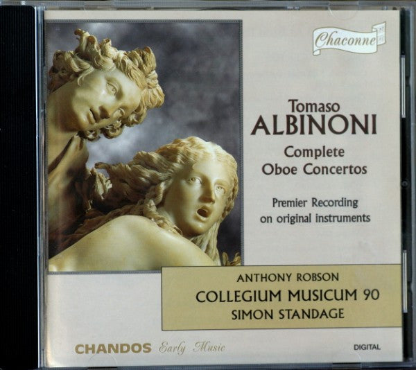 Albinoni*, Simon Standage, Collegium Musicum 90, Anthony Robson : Complete Oboe Concertos (CD, Album)