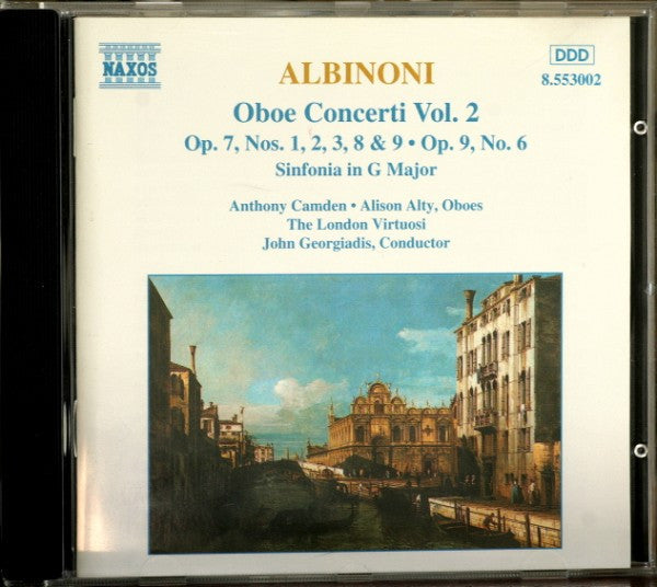 Albinoni*, Anthony Camden, Alison Alty, The London Virtuosi, John Georgiadis : Oboe Concerti Vol. 2 (CD, Album)