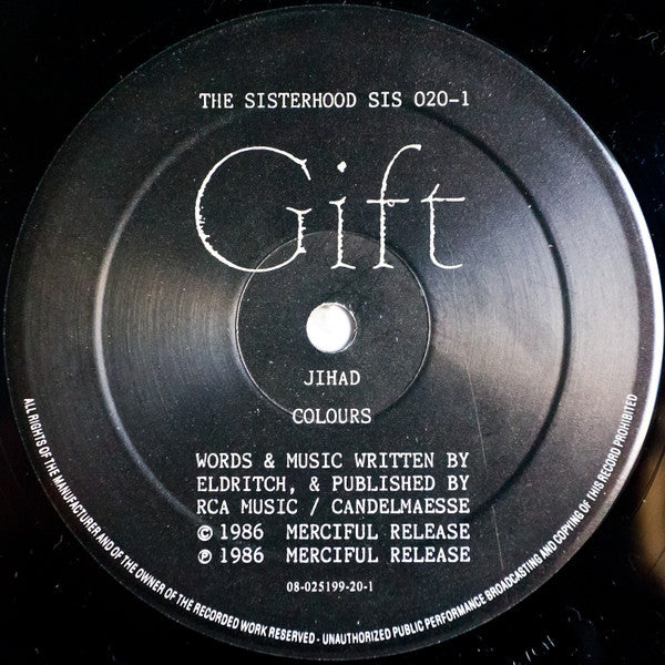 The Sisterhood : Gift (LP, Album, RP)