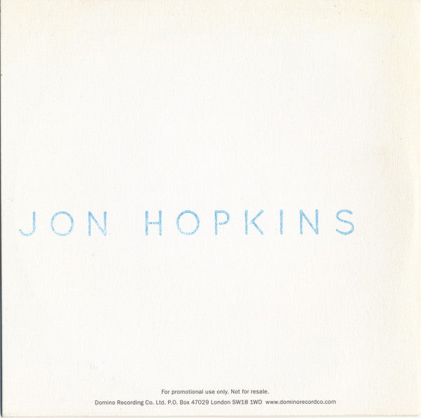 Jon Hopkins : Immunity (CD, Album, Gat + CD, Promo, Car)