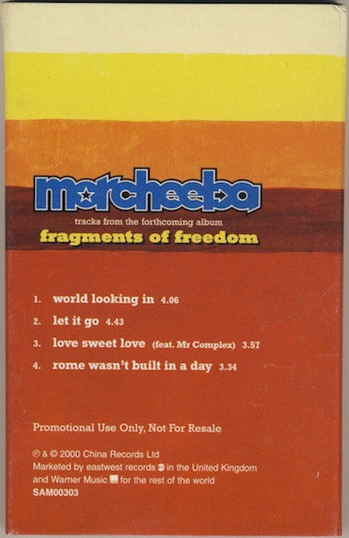 Morcheeba : (Tracks From The Forthcoming Album) Fragments Of Freedom (Cass, Promo, Smplr)