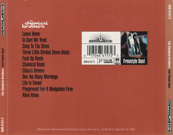The Chemical Brothers : Exit Planet Dust (CD, Album)