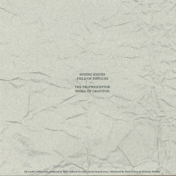 Positive Centre : Hiding Knives (12&quot;, Whi)