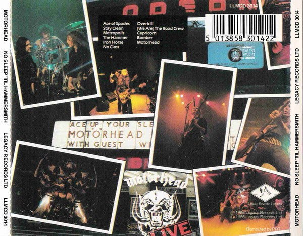 Motörhead : No Sleep &#39;Til Hammersmith (CD, Album, RE)